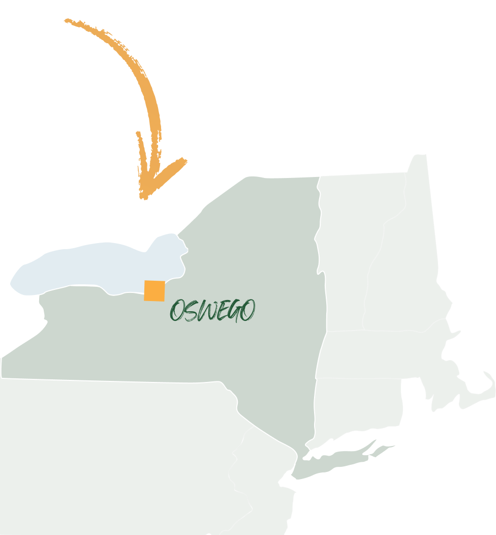 Oswego State Map