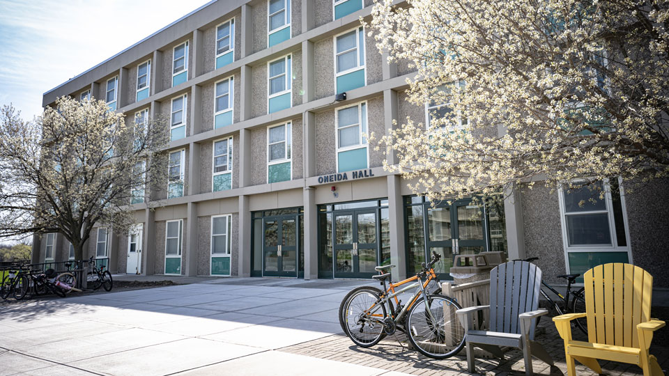 Oneida Hall in Spring